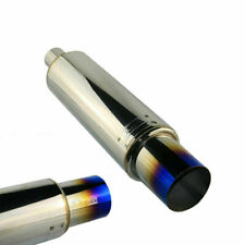 3'' ID 3.5'' OD Great Sound Straight Exhaust Muffler 4.5'' Body Deep Voice 1pc picture