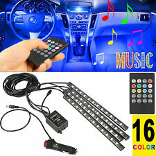 Car RGB 48 LED Light Strip Interior Atmosphere Neon Lamp Remote Control For Cars picture