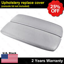 Fits 2005-2010 Acura RL Leather Center Console Lid Armrest Cover Trim Taupe Gray picture