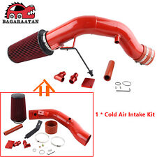 Red Cold Air Intake Aluminum For 03-07 Ford Excursion F-250 F-350 6.0L Diesel V8 picture