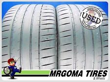 SET OF 2 MICHELIN PILOT SPORT 4S T2 XL 295/30/21 USED TIRES 67% LIFE 2953021 picture