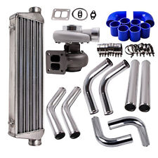 GT45 T4 Turbo Kits 600HP+ 1.05 A/R Turbine Turbocharger + Intercooler + Piping picture