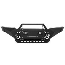 Front Bumper Pickup For Tacoma 2005-2015 w/ LED Lights + Winch Plate + D-Rings picture