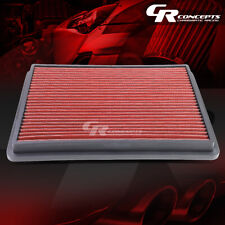 RED WASHABLE FLOW AIR FILTER PANEL FOR 99-17 CHEVY/GMC SILVERADO/SIERRA TAHOE picture
