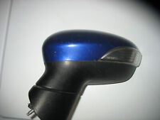 2011-2019 FORD FIESTA LEFT DRIVER SIDE VIEW MIRROR HEATED SPIRIT BLUE L1 picture