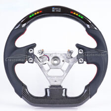 Carbon Fiber Perforated Leather LED Steering Wheel For 2004-07 Infiniti G25 G35 picture