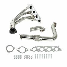 Metallic Stainless Steel Exhaust Header For 00-04 Ford Focus ZX3/ZX5 2.0L picture