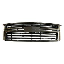Front Upper Suburban LTZ Style Main Gloss Black Grille For 2015-2020 Chevy Tahoe picture