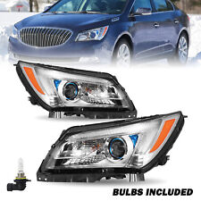 For 2014 2015 2016 Buick LaCrosse Halogen w/ LED DRL 2Pcs Factory Headlights L+R picture