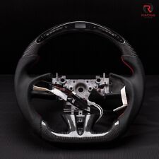 Real carbon fiber LED W/heated Steering Wheel INFINITI Q50 Q60 QX55 2013-2017 picture