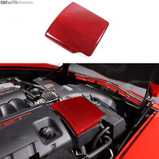 Red Carbon Fiber Air filter cover Engine Dress up Fits Corvette C6 2005-2013 picture