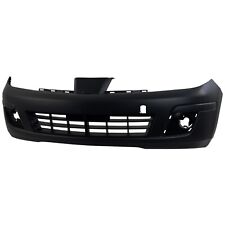Front Bumper Cover For 2007-2012 Nissan Versa With Fog Lamp Holes Primed picture