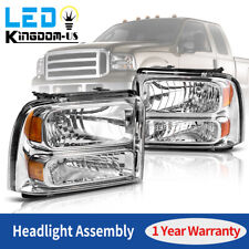 For 2005-2007 Ford F250 F350 F450 F550 Super Duty Headlights Left+Right 05 06 07 picture