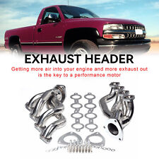 NEW 1× Exhaust Header Kit Fits Chevy Avalanche Silverado Sierra Tahoe 4.8 5.3 V8 picture