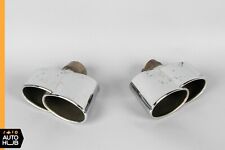 07-09 Mercedes W221 S550 S600 Exhaust Muffler Tips Set of 2 Aftermarket picture