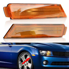 Front Side Marker Signal Light Reflectors Amber Lens For 2010-2015 Chevy Camaro picture