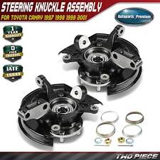 2xFront L&R Steering Knuckle & Wheel Hub Bearing Assembly for Toyota Camry 97-01 picture