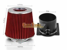 Mass Air Flow Sensor Intake Adapter + RED Filter For 89-94 240SX S13 2.4L picture
