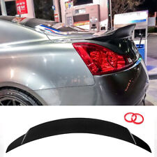 Gloss Black Painted For Infiniti G37 Q60 Coupe 08-13 Duckbill Rear Trunk Spoiler picture