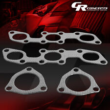 EXHAUST MANIFOLD HEADER GASKET COMPLETE SET FOR 90-96 NISSAN 300ZX 3.0 NON TURBO picture