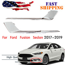 For Ford Fusion Sedan 2017-19 Front LH RH Fog Light Lamp Trim Chrome picture