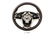 New GM OEM Cadillac ATS 2013-2019 Black Leather Steering Wheel ATS-V V 23417519 picture