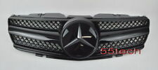 Mercedes R230 SL500 SL600 Grille Grill BK 2003 2004 2005 2006 100% Black Glossy picture