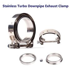 3'' V-Band Flange & Clamp Kit for Turbo Exhaust Downpipes STAINLESS STEEL picture