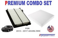 PREMIUM COMBO Engine Air Filter + Cabin Filter for 2013 - 2018 ACURA RDX picture