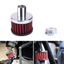 2x 19mm Cold Air Intake Filter Turbo Vent Crankcase Red Car Breather Valve Cover picture