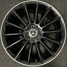 Mercedes A250 A220 CLA250 19-21 aluminum OEM wheel rim 19 x 7.5 Black picture