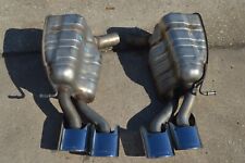 2006 W219 MERCEDES CLS55 E55 AMG REAR LEFT & RIGHT SIDE EXHAUST MUFFLER & TIPS picture