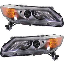 Headlight Set For 2013 2014 2015 Acura ILX Left and Right With Bulb 2Pc picture
