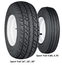 4808 4.80R8/6-4L Carlisle White Sport Trail Assembly C BW, New Tire -Qty 1 picture