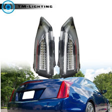 LH+RH Clear Lens Black Housing Tail Lights For 2013-2018 Cadillac ATS ATS-V L picture
