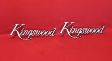 1969-72 CHEVY KINGSWOOD WAGON EMBLEMS GM 8737960 Pair of Quarter Panel Emblems picture