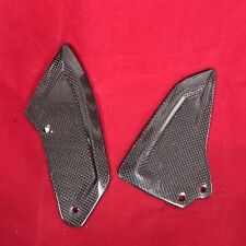 BMW S1000RR 09-14 Carbon Fiber left and right heel guards, real carbon fiber picture
