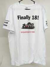 New OEM Genuine Porsche Unisex XL T-Shirt 18th Le Mans Win White WAP181XXL0H picture