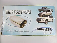 Kool Vue KV160104 Single Exhaust Tip Polished stainless Steele picture