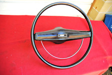 68 69 MUSTANG TORINO BLACK STEERING WHEEL GOOD ORIGINAL FORD COMPLET CORRECT picture