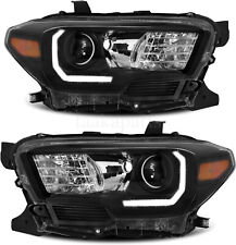 Headlights Headlamp Black Housing W/ LED DRL For 2016-2022 Toyota Tacoma picture