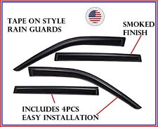 Fits Oldsmobile Alero 4DR 1999-2004 SMOKED Window Visors Rain Deflector Guards picture
