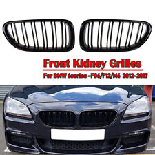 Gloss Black Front Kidney Grille Grill For BMW F12/F13 F06 M6 640i 650i 2012~2018 picture