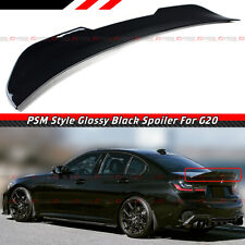 FOR 19-24 BMW G20 330i M340i M3 G80 GLOSS BLACK PSM STYLE HIGHKICK TRUNK SPOILER picture