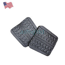 2Pcs  Brake Clutch Pedal Pad Covers For Mazda 323 626 929 B2200 B2600 MX-6 RX-7 picture