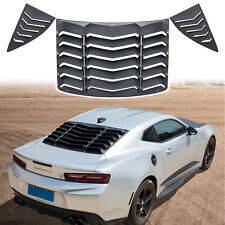 Rear and Side Window Windshield Louvers Fit for Chevrolet Chevy Camaro 2010-2015 picture