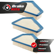 Air Filter (3 Pack) For 2008-2014 Cadillac CTS 3.0L 3.6L picture
