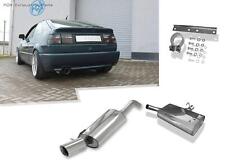 Stainless Steel Sports Exhaust System From Vsd VW Corrado 2.0 100mm Round picture