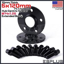 [2] 10mm Thick BMW X5/X6 5x120mm CB 74.1 Wheel Spacer Kit Extended Bolt Included picture