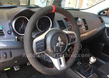 08-15 Mitsubishi Lancer EVO X Suede Steering Wheel Wrap picture